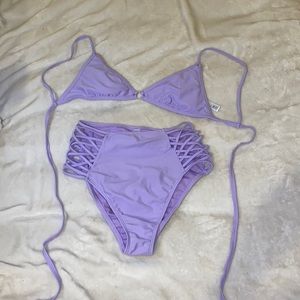 Purple bikini